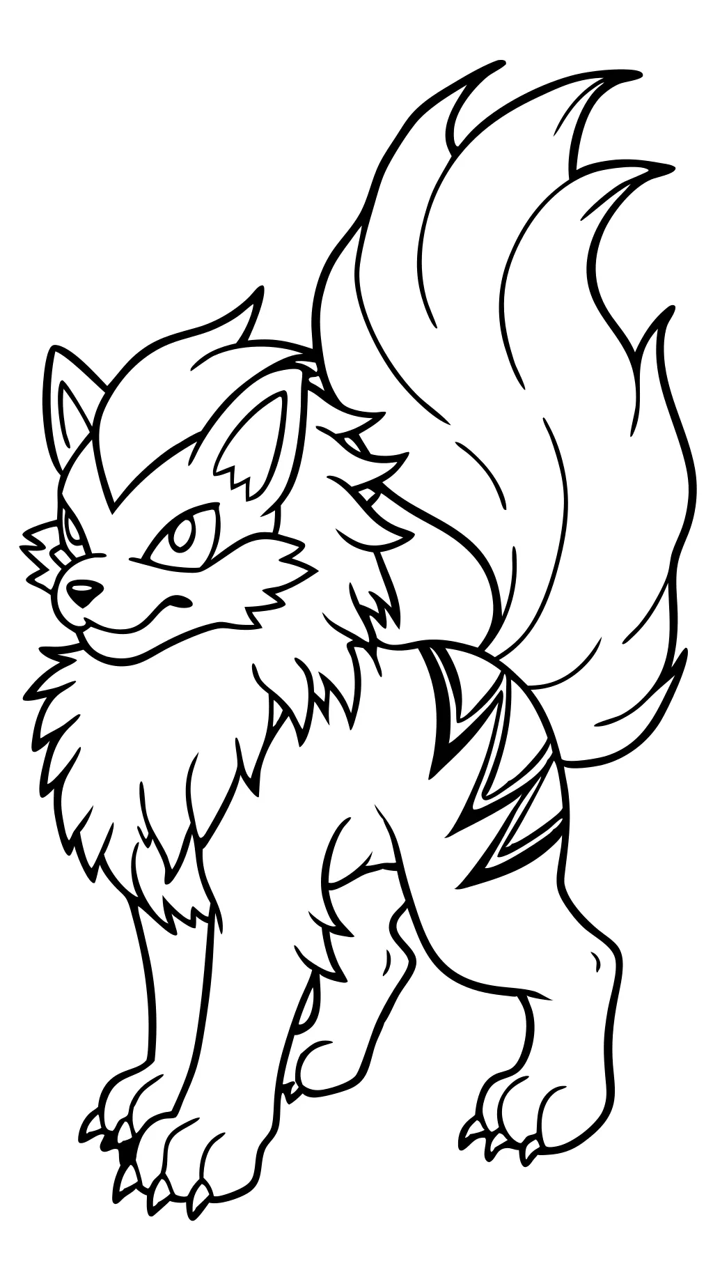 coloriage d’arcanine